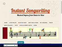 Tablet Screenshot of instantsongwriting.com